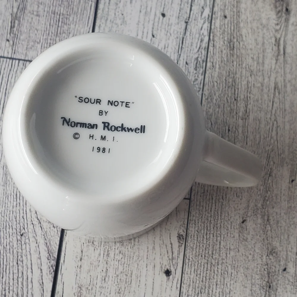 VTG 1981 Norman Rockwell Mug 